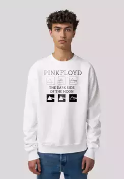 Толстовка F4NT4STIC "Pink Floyd Pyramids", премиум качество, белый