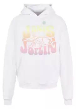 Толстовка F4NT4STIC "PLUS SIZE Janis Joplin Pastel Logo", принт, белый
