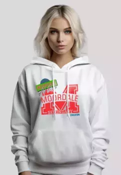 Толстовка F4NT4STIC "Половое воспитание Moordale M Collage Netflix TV Series", премиум качество, белый