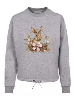 Толстовка F4NT4STIC, пятнистый серый