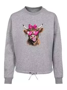 Толстовка F4NT4STIC, пятнистый серый