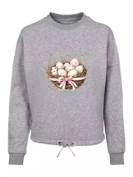 Толстовка F4NT4STIC, пятнистый серый