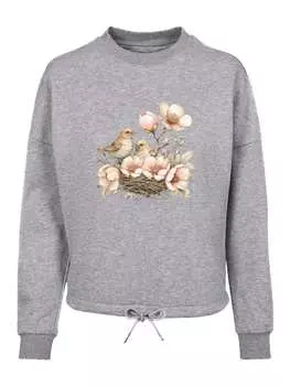 Толстовка F4NT4STIC, пятнистый серый