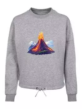 Толстовка F4NT4STIC, пятнистый серый