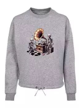 Толстовка F4NT4STIC, пятнистый серый