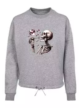 Толстовка F4NT4STIC, пятнистый серый