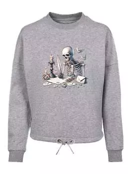 Толстовка F4NT4STIC, пятнистый серый