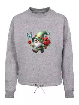 Толстовка F4NT4STIC, пятнистый серый