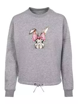 Толстовка F4NT4STIC, пятнистый серый