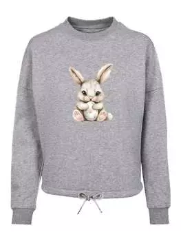 Толстовка F4NT4STIC, пятнистый серый