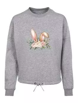 Толстовка F4NT4STIC, пятнистый серый