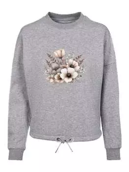 Толстовка F4NT4STIC, пятнистый серый