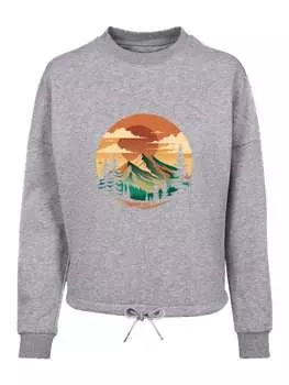 Толстовка F4NT4STIC, пятнистый серый