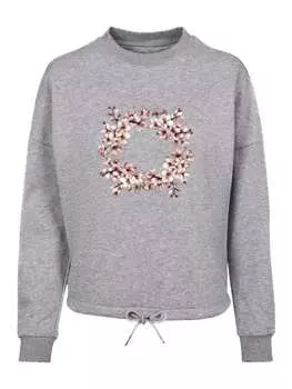 Толстовка F4NT4STIC, пятнистый серый