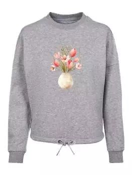 Толстовка F4NT4STIC, пятнистый серый