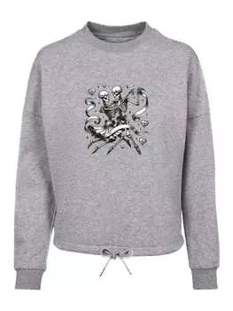 Толстовка F4NT4STIC, пятнистый серый