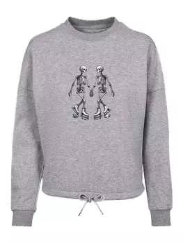 Толстовка F4NT4STIC, пятнистый серый