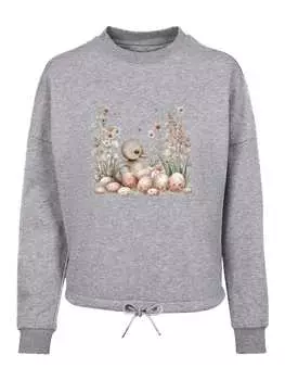 Толстовка F4NT4STIC, пятнистый серый