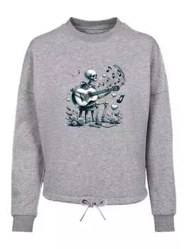 Толстовка F4NT4STIC, пятнистый серый