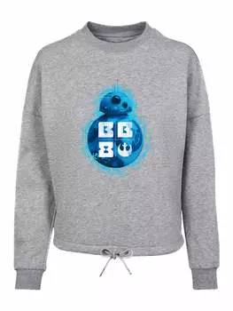 Толстовка F4NT4STIC, пятнистый серый