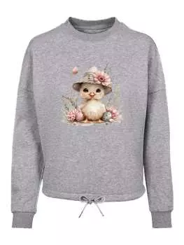 Толстовка F4NT4STIC, пятнистый серый