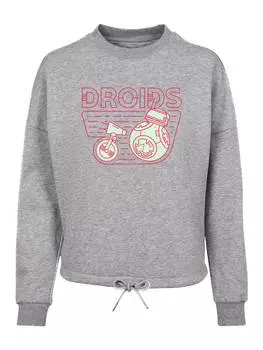 Толстовка F4NT4STIC, пятнистый серый