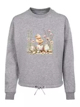 Толстовка F4NT4STIC, пятнистый серый