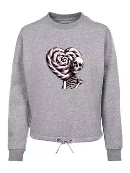 Толстовка F4NT4STIC, пятнистый серый