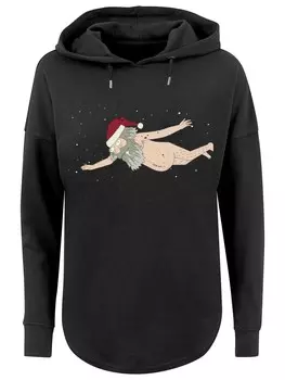 Толстовка F4NT4STIC Rick and Morty Dead Space Santa-BLK, черный
