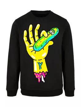 Толстовка F4NT4STIC Rick und Morty Pickle Hand, черный