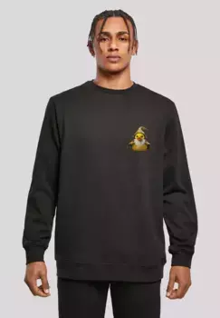 Толстовка F4NT4STIC "Rubber Duck Wizard CREW", принт, черный