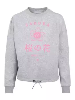 Толстовка F4Nt4Stic Sakura Blume Japan, серый