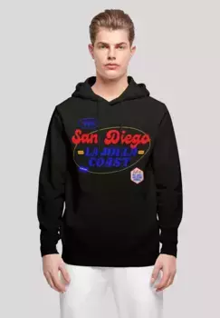 Толстовка F4NT4STIC "San Diego HOODIE", принт, черный
