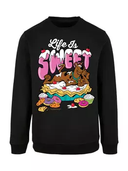 Толстовка F4NT4STIC Scooby Doo Life Is Sweet, черный