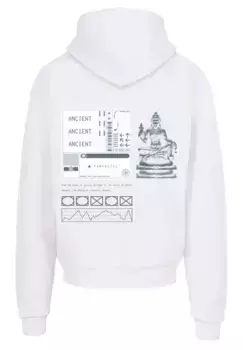 Толстовка F4NT4STIC "SCULPTURE HOODIE VISUALIZATION", принт, белый