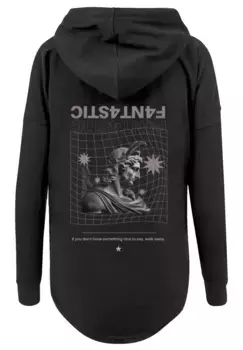 Толстовка F4NT4STIC "SCULPTURE HOODIE WALK AWAY", принт, черный