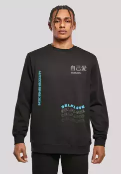 Толстовка F4NT4STIC "Self Love CREWNECK", принт, черный