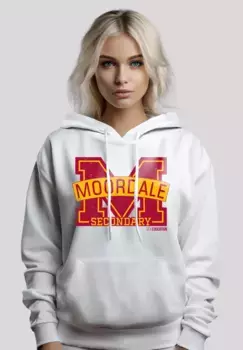 Толстовка F4NT4STIC "Sex Education Moordale Cracked M 2 Netflix", премиум качество, белый
