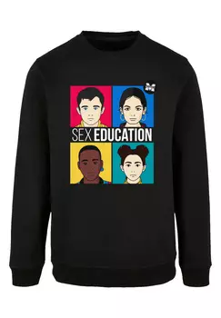 Толстовка F4NT4STIC Sex Education Teen Illustrated Netflix TV Series, черный