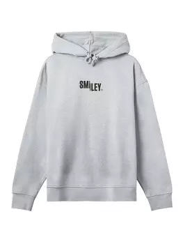 Толстовка F4NT4STIC Smiley brown, пятнистый серый
