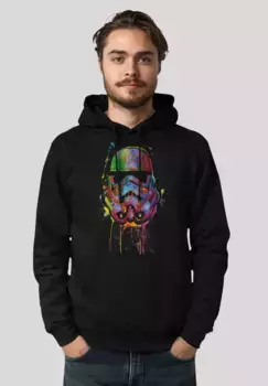 Толстовка F4NT4STIC "Star Wars Stormtrooper Paint Splats", премиум качество, черный