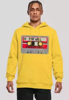 Толстовка F4NT4STIC "Stranger Things Cassette For Will Netflix", премиум качество, цвет Ta X I Yellow