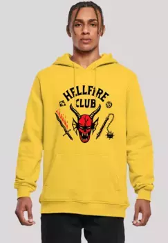 Толстовка F4NT4STIC "Stranger Things Hellfire Club Netflix TV Series", премиум качество, цвет Ta X I Yellow