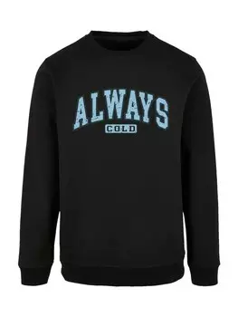 Толстовка F4NT4STIC Sweatshirt Always Cold Collegiate Cozy Winter, черный