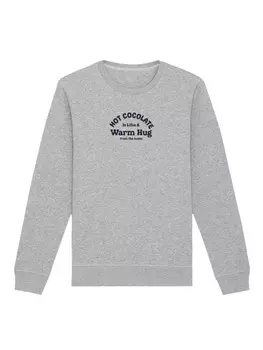 Толстовка F4NT4STIC Sweatshirt Weihnachten Cozy Hot Cocoa Warm Hug, пятнистый серый