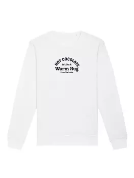 Толстовка F4NT4STIC Sweatshirt Weihnachten Cozy Hot Cocoa Warm Hug, белый