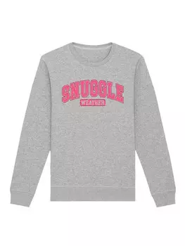 Толстовка F4NT4STIC Sweatshirt Weihnachten Snuggle Weather Cozy Winter, пятнистый серый