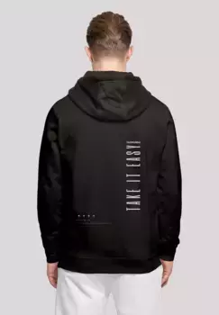 Толстовка F4NT4STIC "Take It Easy HOODIE UNISEX", принт, черный
