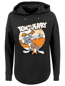 Толстовка F4NT4STIC Tom And Jerry Play Baseball, черный