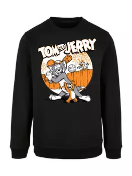 Толстовка F4NT4STIC Tom und Jerry Play Baseball, черный